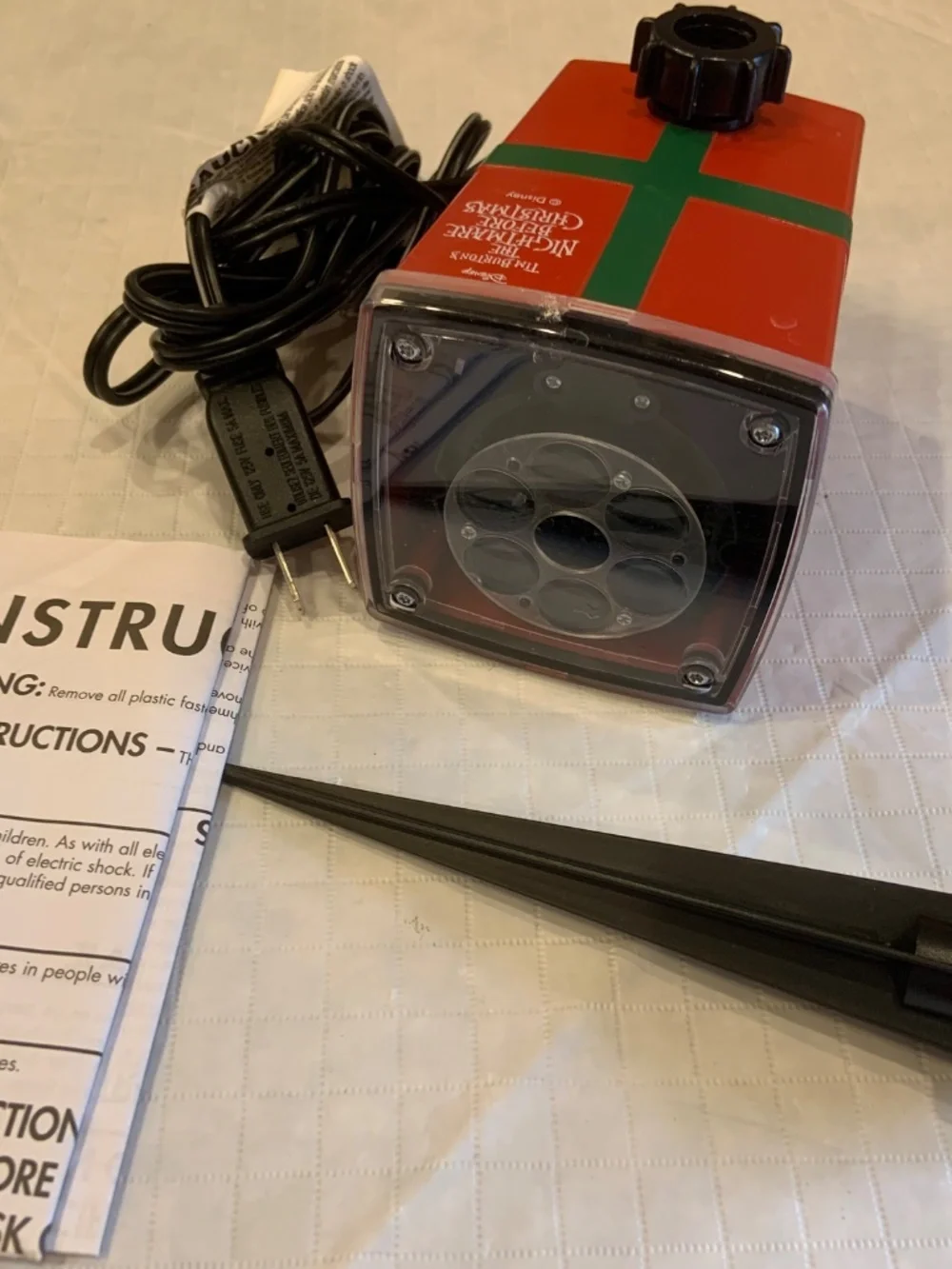 Gemmy Disney Nightmare Before Christmas LED Whirl-A-Motion Holiday Projector
